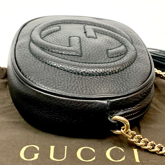 Authentic Gucci Soho Mini Round Chain Black - Picture 4 of 8